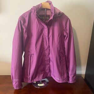 Eddie Bauer Women’s Small WeatherEdge Outdoor Jacket Purple